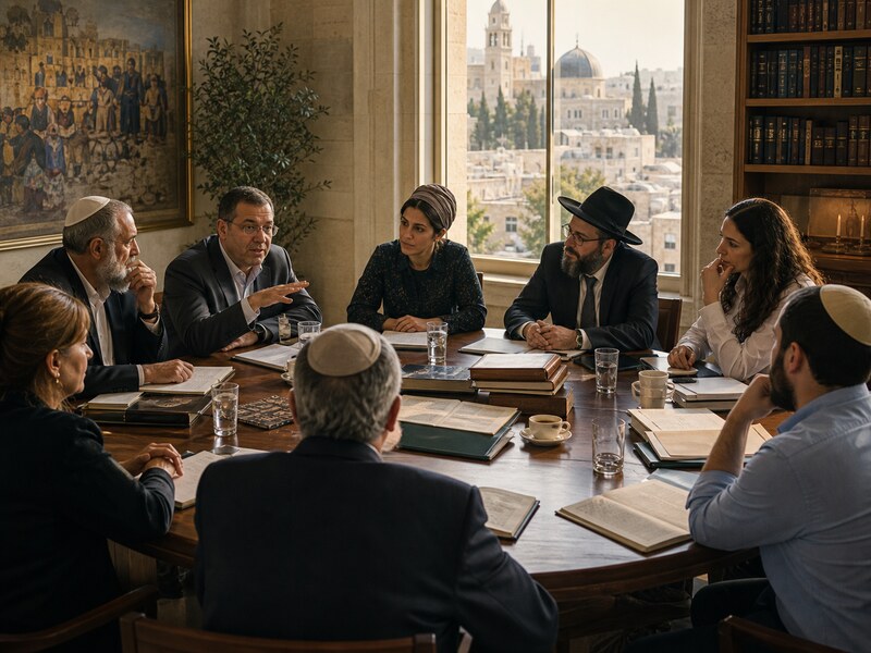חדר דיון אזרחי על יחסי דת, מדינה ודמוקרטיה בישראל