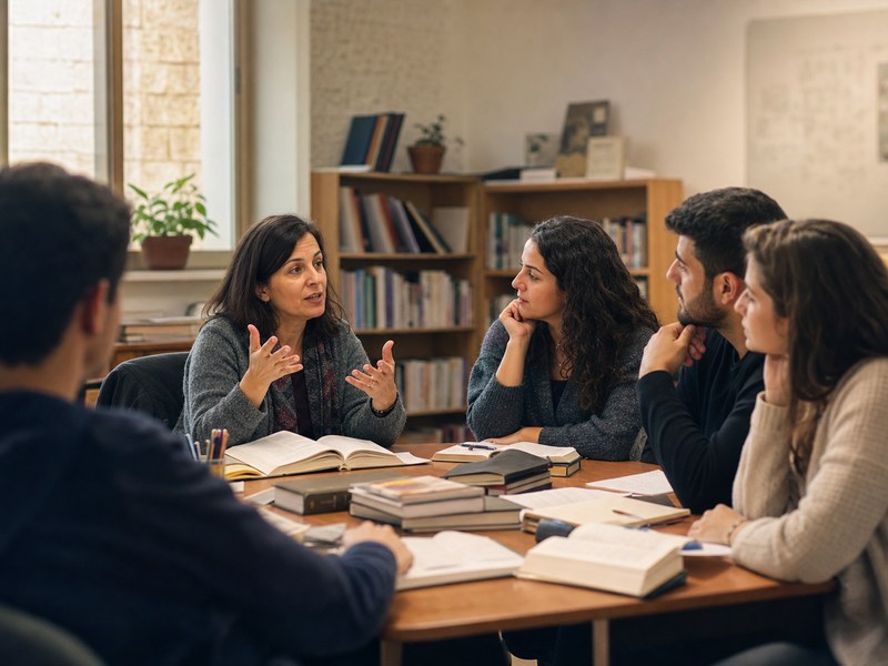מורים ותלמידים בדיון חינוכי כמטפורה לעיצוב זהות נוצרית בישראל כמיעוט בתוך מיעוט