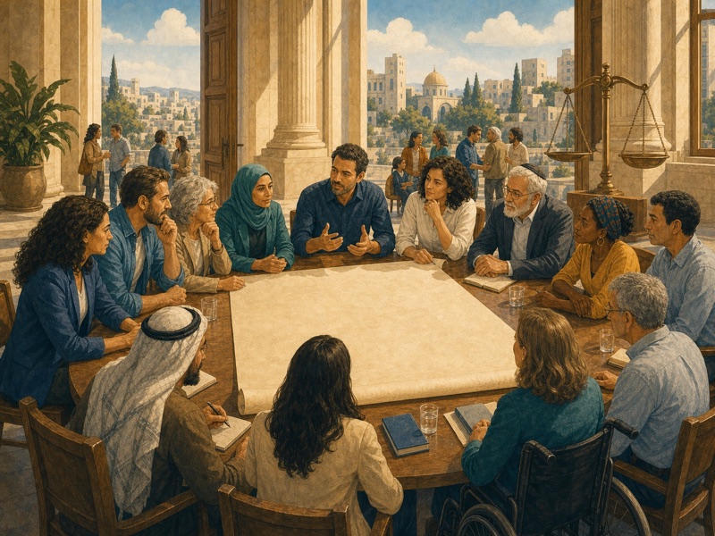 איור על חזון חוקתי, זהות ושוויון אזרחי