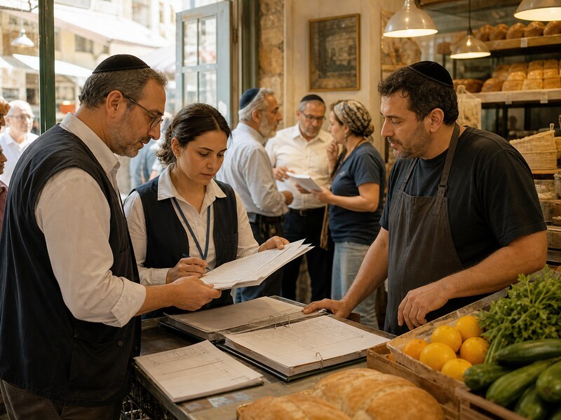 שוק מזון ומסמכי פיקוח הממחישים רגולציה והפרטה ביחסי דת ומדינה