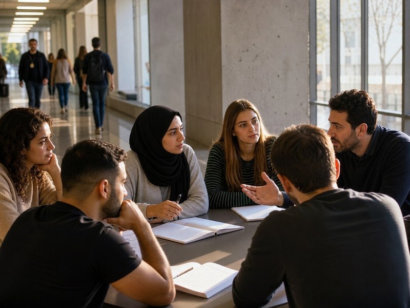 סטודנטים ערבים ויהודים בסמינר אוניברסיטאי דנים בהשכלה גבוהה, נגישות ורב־תרבותיות