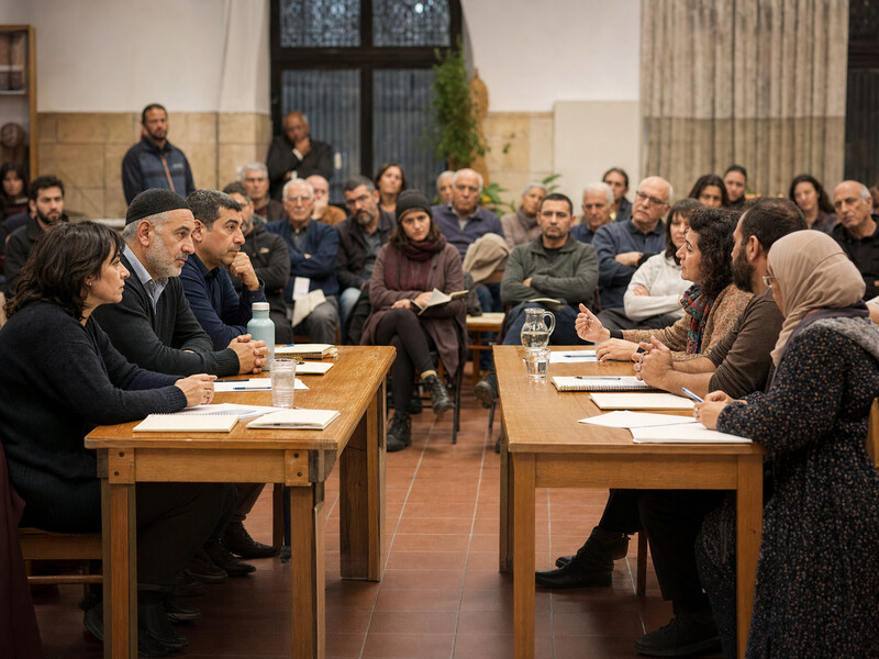 אספה אזרחית לדיון ישראלי־פלסטיני על יישוב סכסוך מלמטה