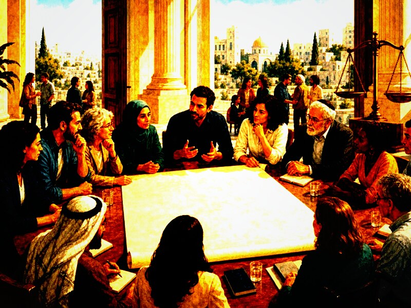 איור עריכתי על מעמדו החוקתי של כבוד האדם בישראל ובהשוואה