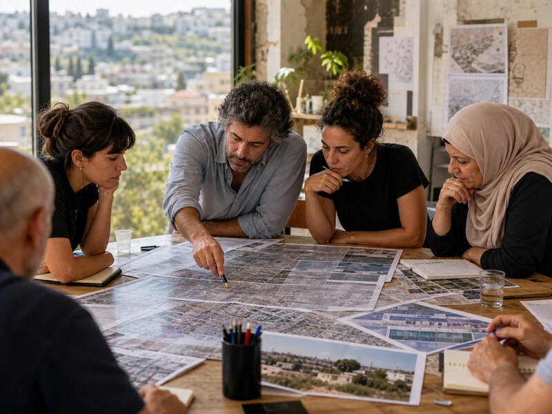 חוקרים ופעילי קהילה בוחנים מפות עירוניות בדיון על אזרחות מטרופולינית ושוויון